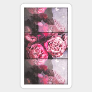 Vintage Roses Sticker